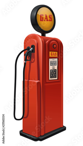 Vintage gas pump.