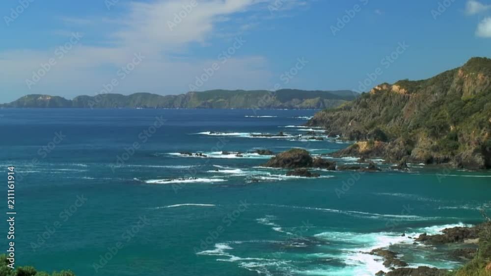 Bluffy Wild Coastline of Mimiwhangata, New Zealand Bluffy Wild Coastline of Mimiwhangata, New Zealand