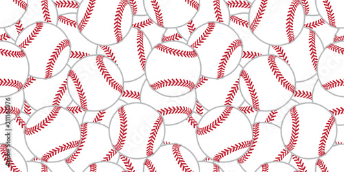 baseball Seamless pattern tennis ball vector tile background wallpaper scarf isolated graphic