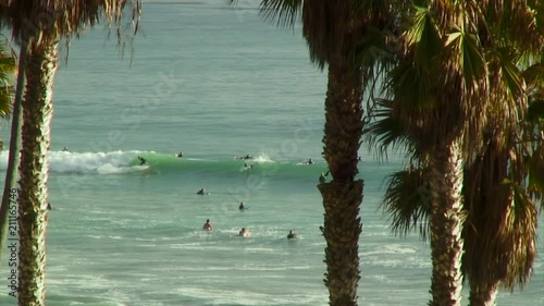 Surfers Tearing it Up, San Clemente, CA, USA photo