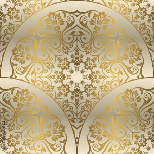Seamless oriental pattern. Islam, turkish, Indian, Arabic.