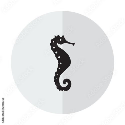 Vector icon seahorse