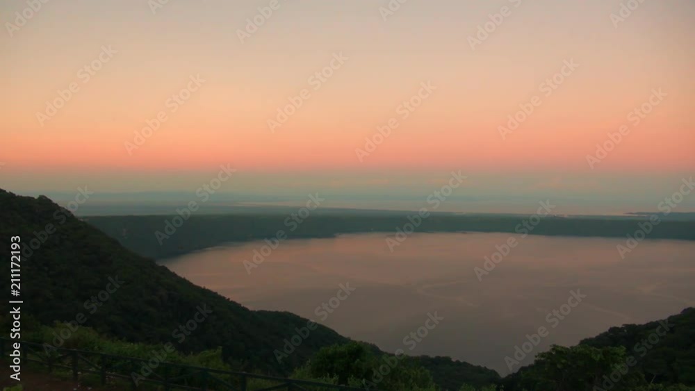Slow Pan: Crater Lake at Catarina, Nicaragua Slow Pan: Crater Lake at Catarina, Nicaragua