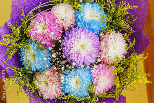 Bouquet from different colo...