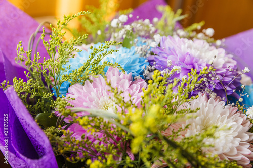 Bouquet from different colo...