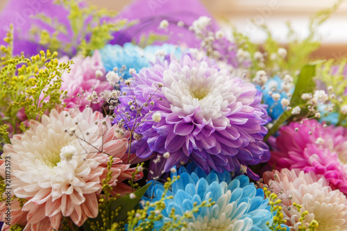 Bouquet from different colo...