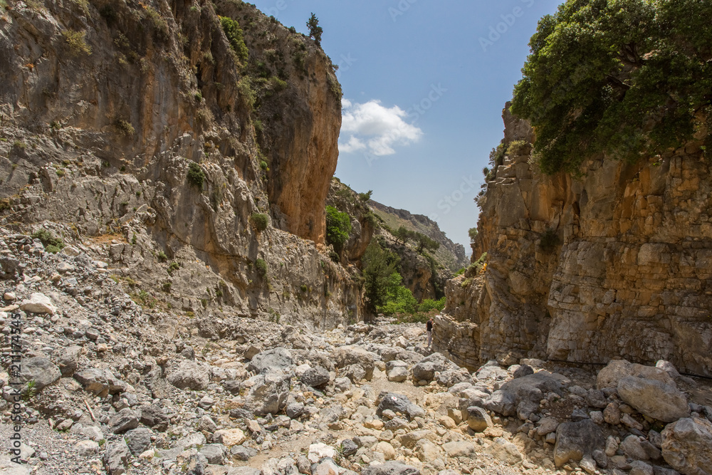 Rouvasschlucht auf der Insel Kreta in Griechenland