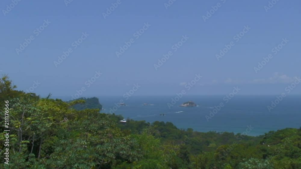 Aerial View Of Manuel Antonio Coastline In Costa Rica Aerial View Of Manuel Antonio Coastline In Costa Rica