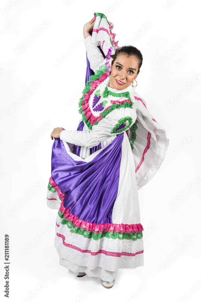 Portrait of a sexy Mexican dancer