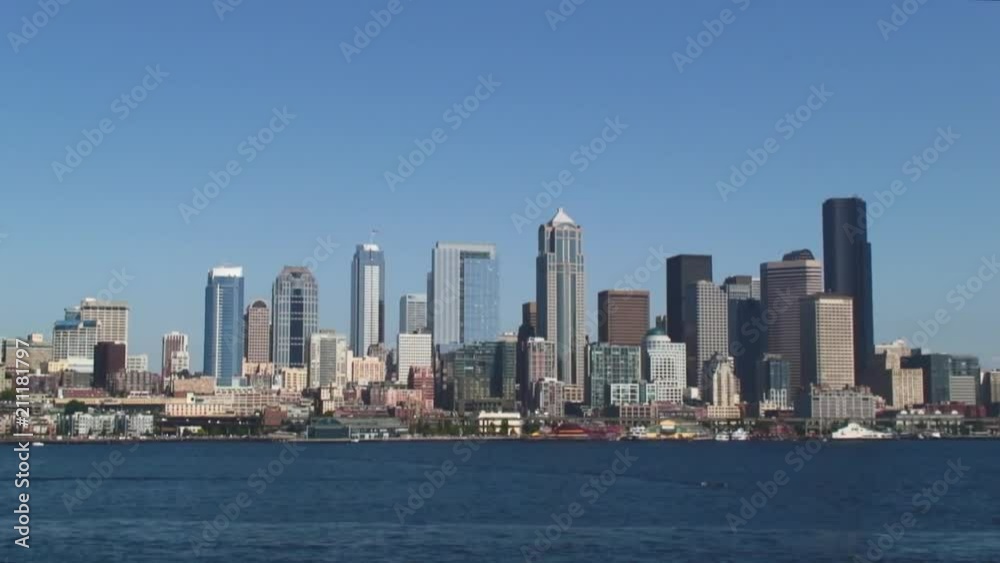 Shot of a City from the Sea, Seattle Shot of a City from the Sea, Seattle