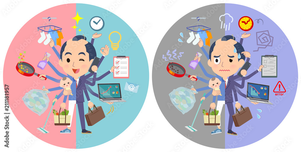 japanese samurai Businessman_mulch task switch japanese samurai Businessman_mulch task switch