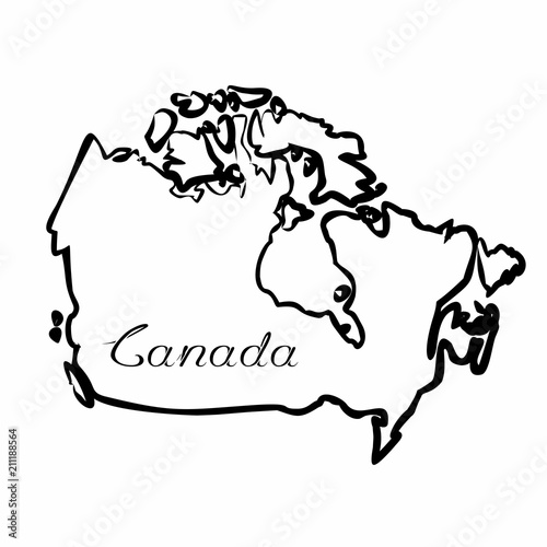 the Canada map