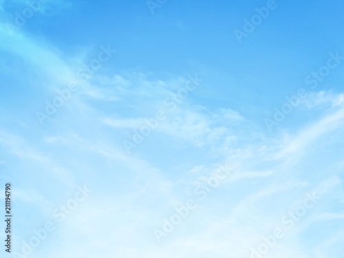 Beautiful blue sky and cloud background 