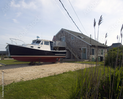 beach house with boat Ditch Plains Montauk New York