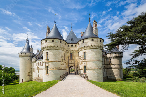 Fototapeta The Château de Chaumont castle in Chaumont-sur-Loire, Loir-et-Cher, France