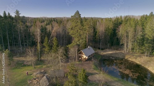 18338_Aerial_view_of_the_small_house_in_Loobu_Lasna_Estonia.mp4 photo