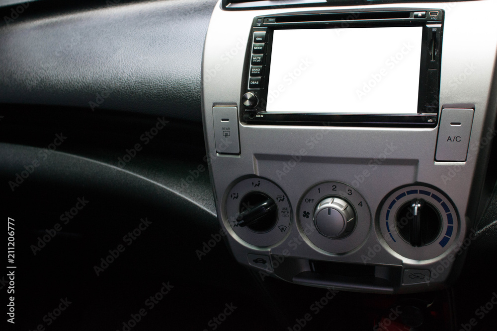 Fototapeta premium Car dashboard close up.
