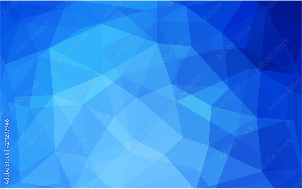 Light BLUE vector Polygon Abstract Background. Polygonal Geometric Triangle. Light BLUE vector Polygon Abstract Background. Polygonal Geometric Triangle.