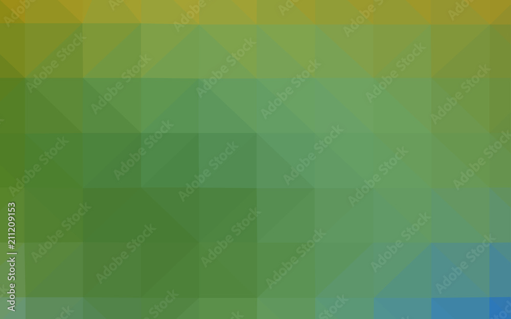 Light Green, Yellow vector low poly cover. Light Green, Yellow vector low poly cover.