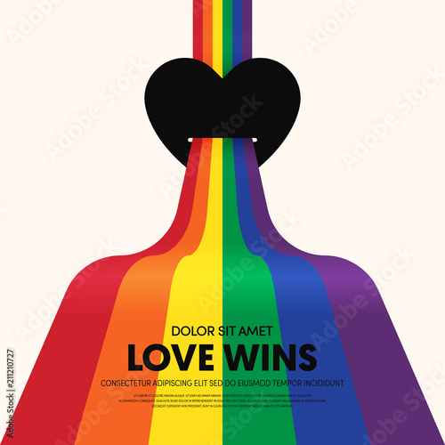 LGBT community poster template background