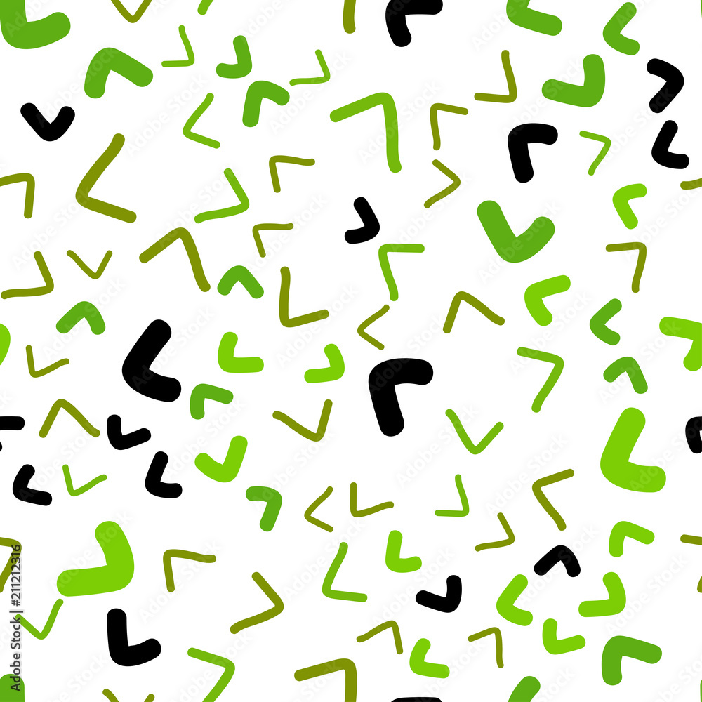 Light Green, Yellow vector seamless background with liquid shapes. Light Green, Yellow vector seamless background with liquid shapes.