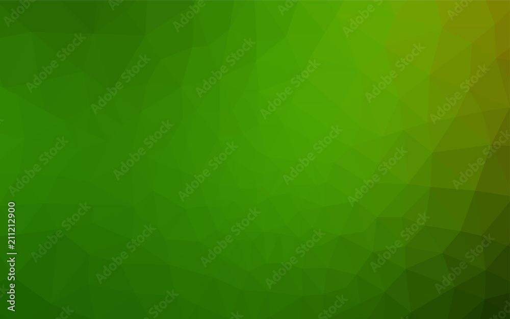 Light Green vector polygon abstract layout. Light Green vector polygon abstract layout.