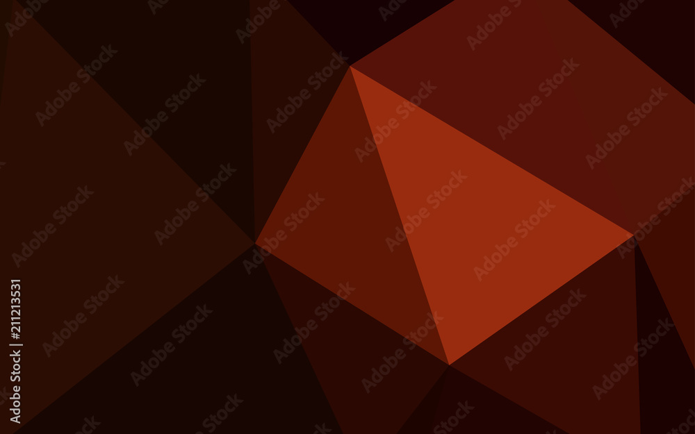 Dark Red vector low poly layout. Dark Red vector low poly layout.