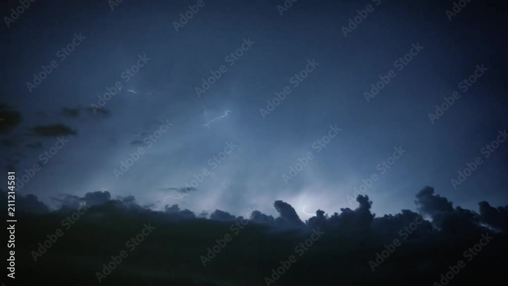 Extreme Storm Timelapse with Lighting Bolts and Dramatic Clouds Extreme Storm Timelapse with Lighting Bolts and Dramatic Clouds