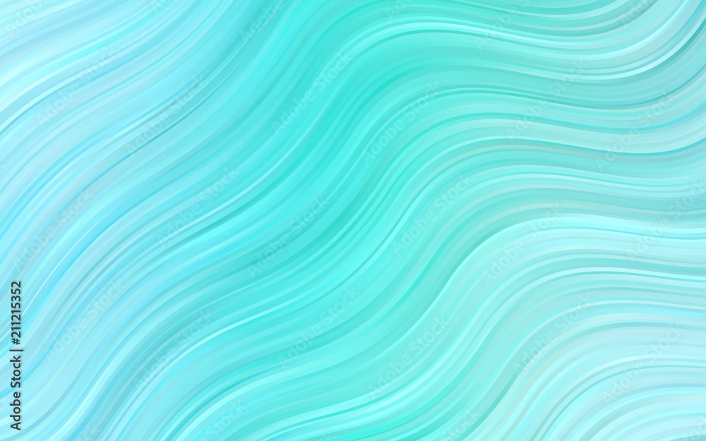 Light Green vector pattern with liquid shapes. Light Green vector pattern with liquid shapes.