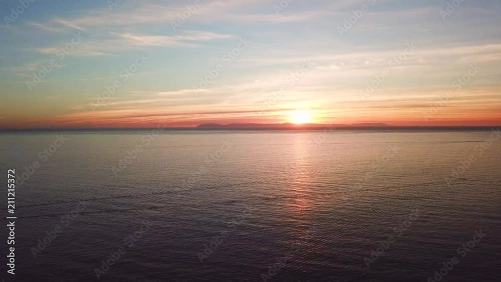 Aerial of the Sea and Sun of Newport Beach Aerial of the Sea and Sun of Newport Beach