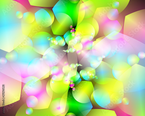 Abstract vector motion composed of simple elements