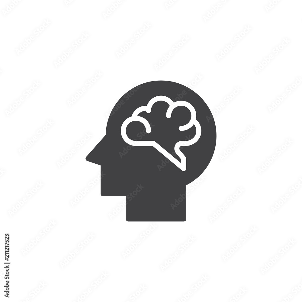 Human brain vector icon. filled flat sign for mobile concept and web design. Brainstorm simple solid icon. Symbol, logo illustration. Pixel perfect vector graphics Human brain vector icon. filled flat sign for mobile concept and web design. Brainstorm simple solid icon. Symbol, logo illustration. Pixel perfect vector graphics