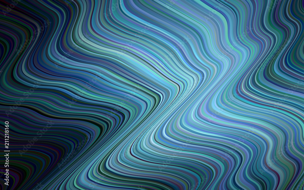Dark BLUE vector template with bubble shapes. Dark BLUE vector template with bubble shapes.
