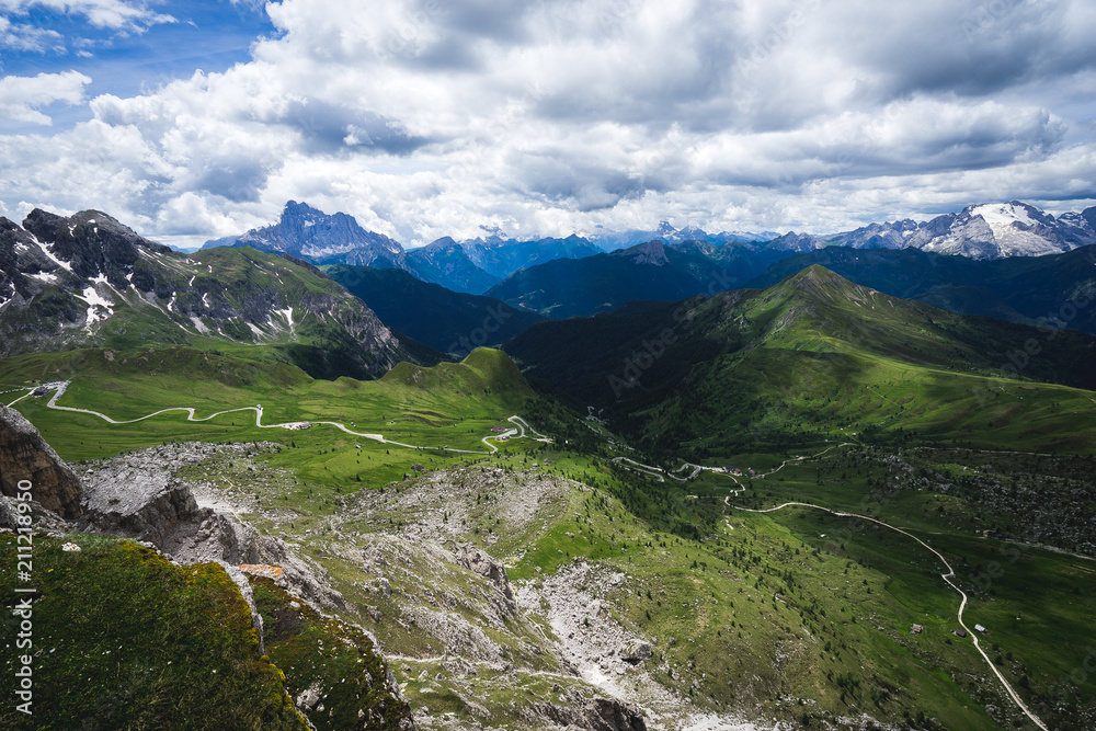 Giau Pass, Dolomites, Italy