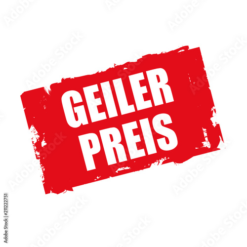Störer Button - Geiler Preis 