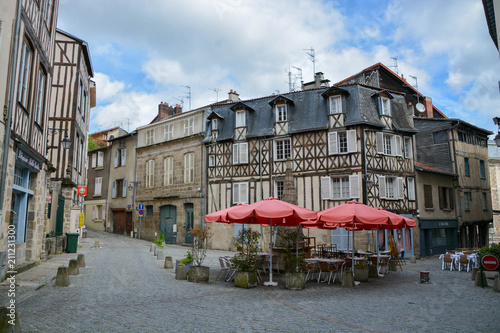 Maison à colombages dans le centre de Llimoges e, Haute-Vienne
