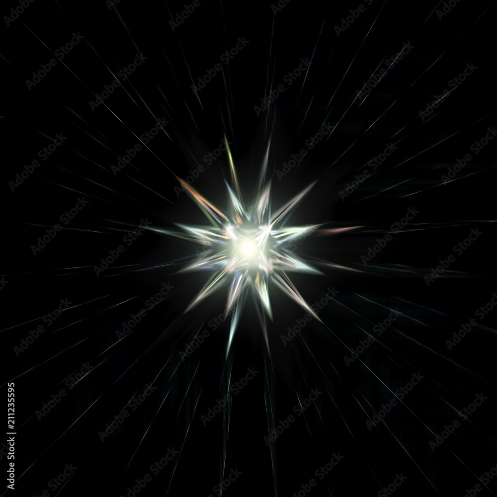 Firework Explosion, Star Or Sunburst In Bright Light Rays, Decoration Element For Design Firework Explosion, Star Or Sunburst In Bright Light Rays, Decoration Element For Design