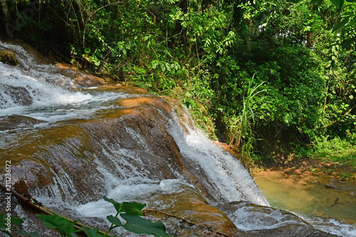 Tumbala; United Mexican States - may 16 2018 : cascades of Agua Azul photo