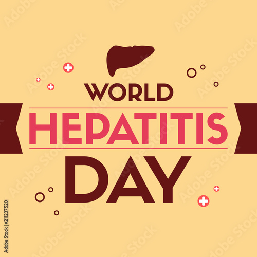 World hepatitis day design banner