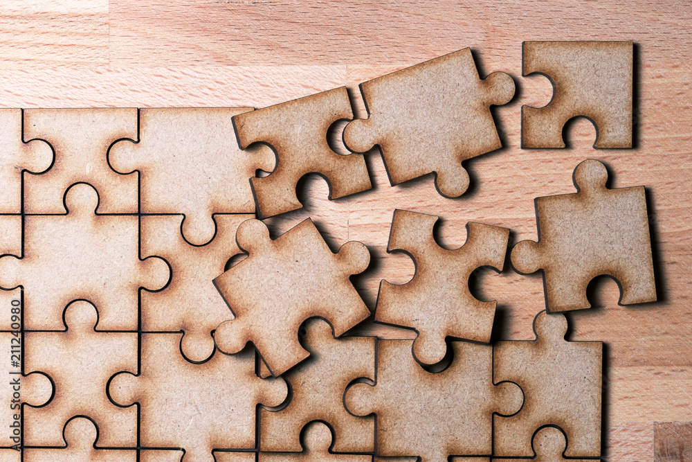 Puzzle close up Puzzle close up