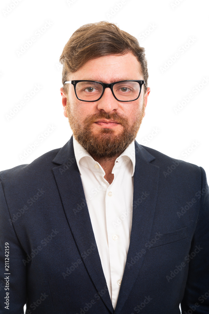 Portrait of business man in suit posing. Portrait of business man in suit posing.