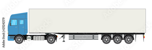 Trailer truck long vehicle