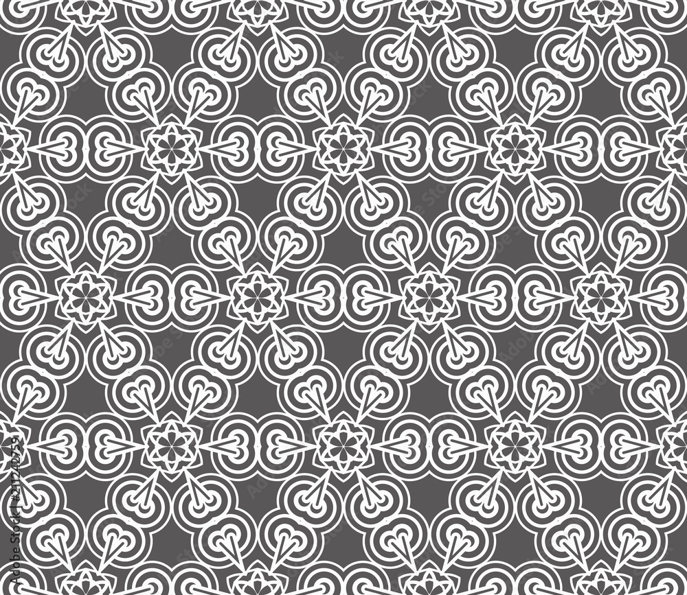 creative geometric ornament. seamless vector illustration. design for fashion, interior, textile