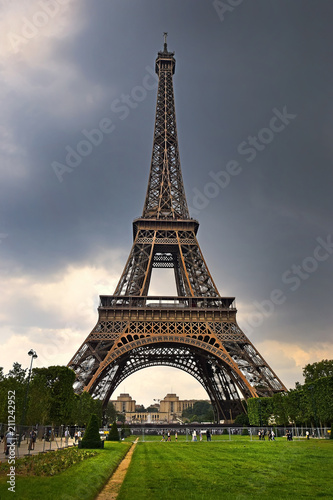 view of the Eiffel Tower, Paris, France