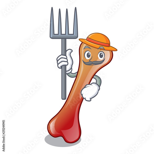 Farmer bone jelly candy character cartoon