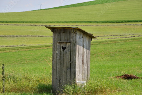 Plumpsklotüre mit Herz 5