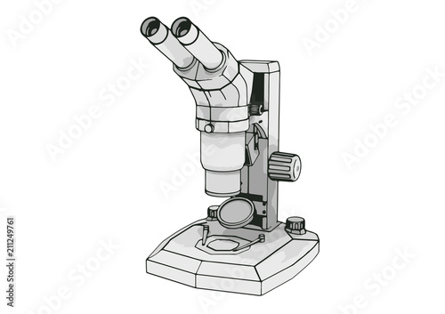 vector outline microscope