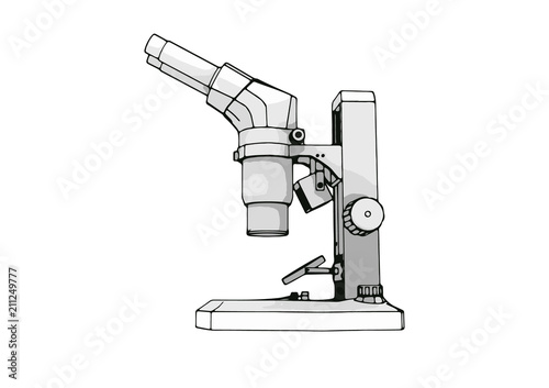 vector outline microscope