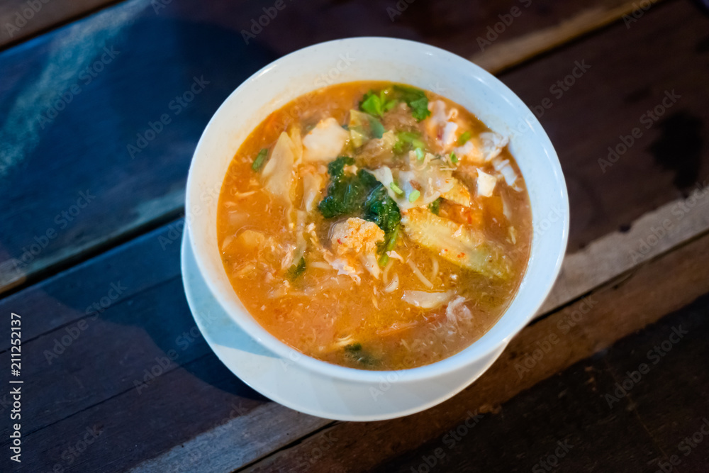 Malaysian Mee Bandung noodle soup