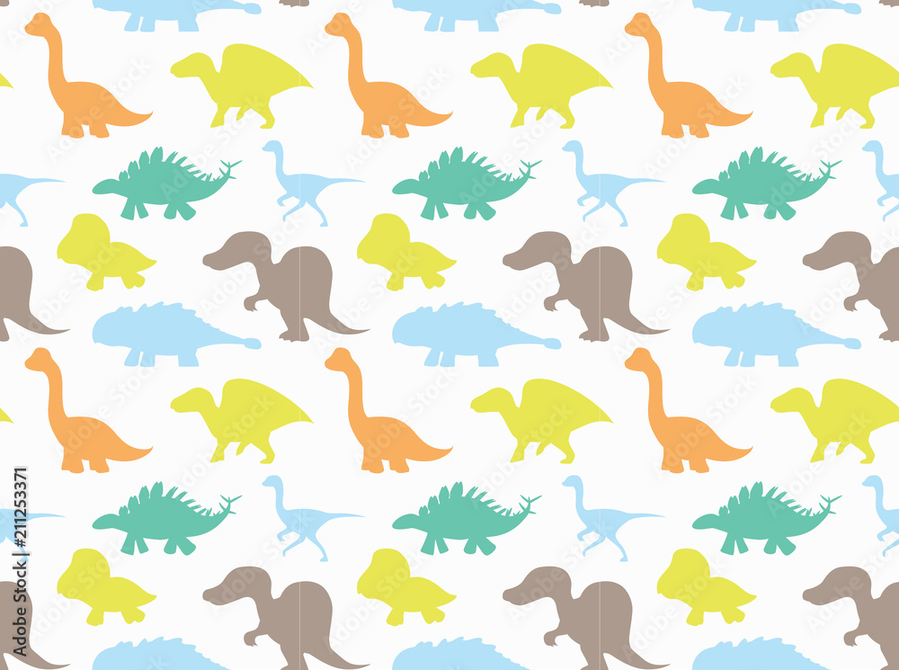 Dinosaurs Wallpaper Vector Illustration 9 Dinosaurs Wallpaper Vector Illustration 9